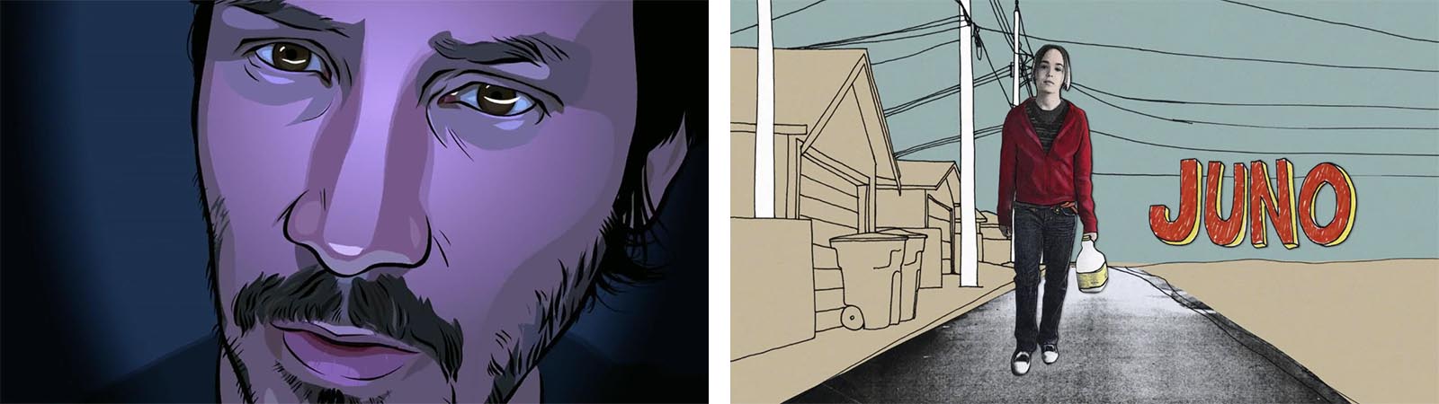 A Scanner Darkly and Juno